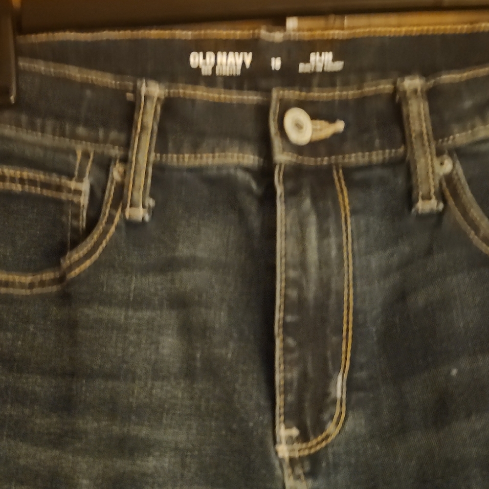 Old Navy Dark Gray Slim Jeans